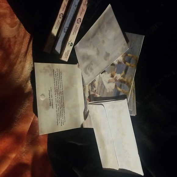 4 SETS of 12 BLANK Notecards with PATTERNED ENVELOPES - Picture 3 of 13